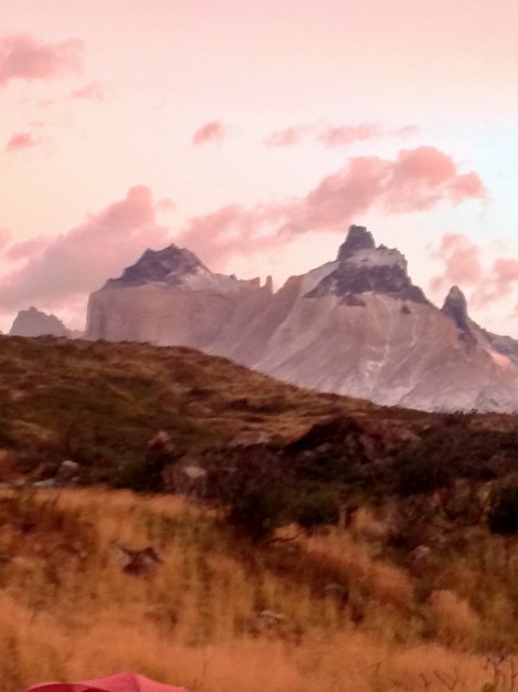 Paine Massif At Sunrise