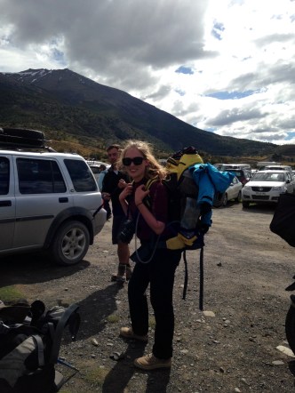 Marielle leaving to catch bus back to PN