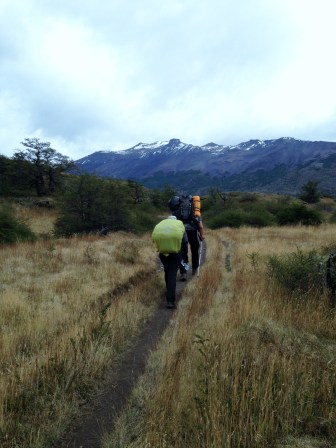Natalie & Marc on trail to Dickson